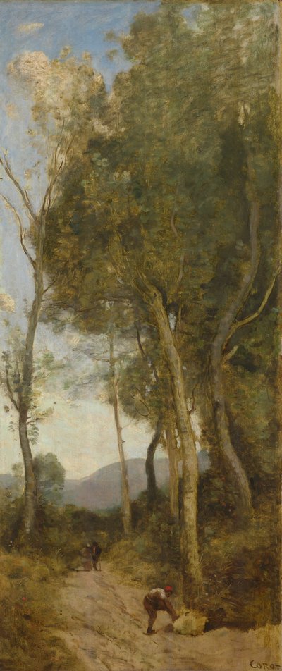 The Four Times of Day by Jean Baptiste Camille Corot